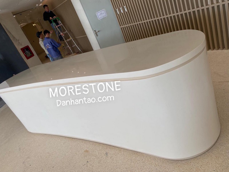 * TOP 10+ mẫu quầy lễ tân đá Solid Surface đẹp